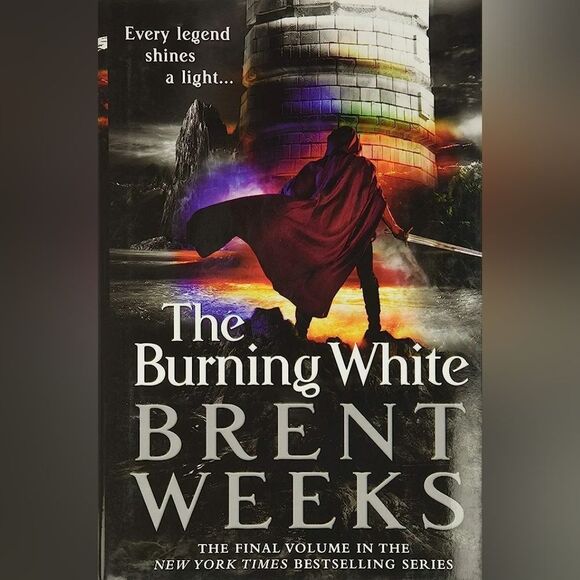 NEW The Burning White Lightbringer 5 by Brent Weeks Hardcover Book Dust Jacket - Picture 1 of 3